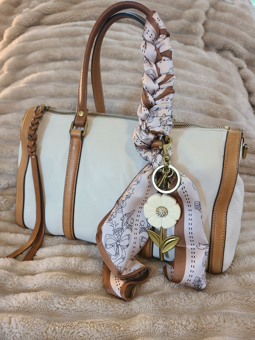 Fossil Kendall Satchel Bag Genuine Leather